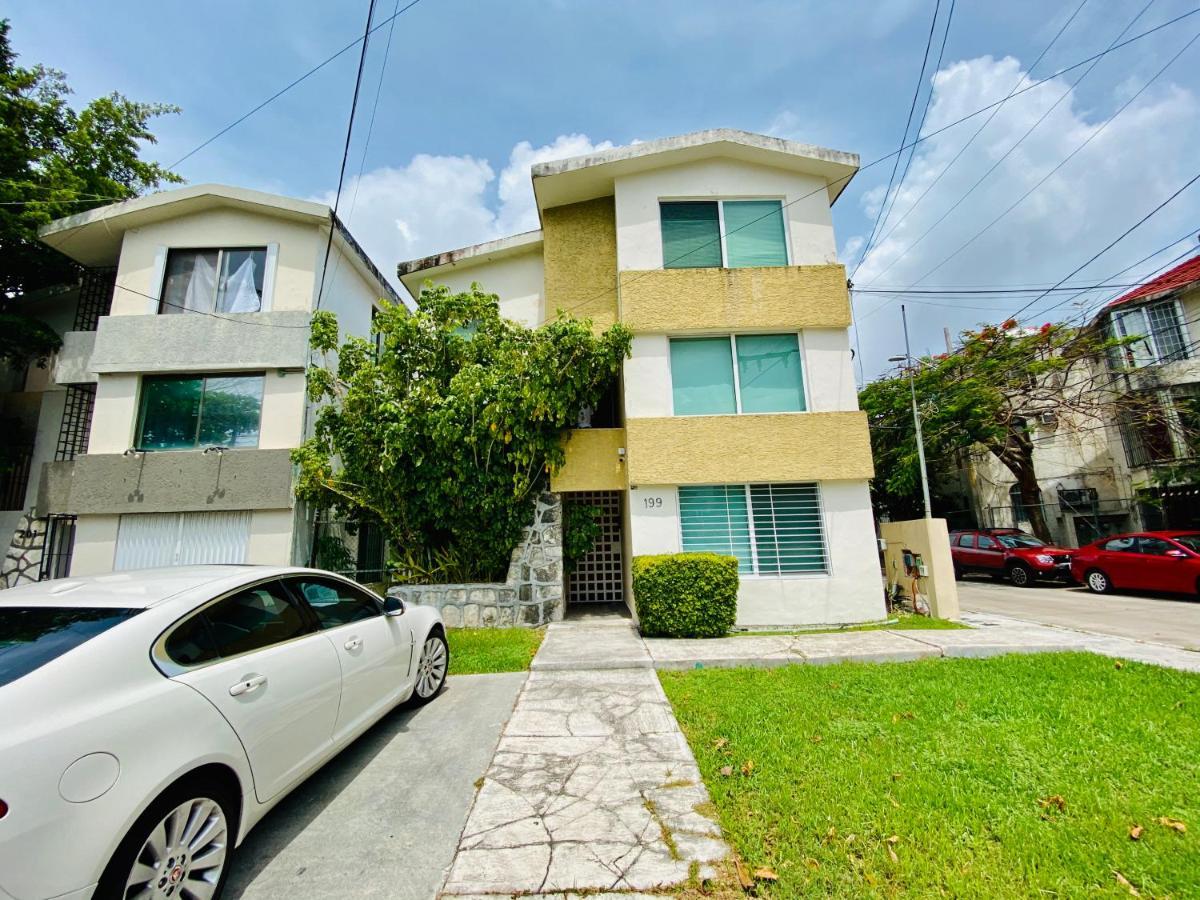 Apartamento cálido y moderno en la entrada de la zona hotelera Cancún Exterior foto